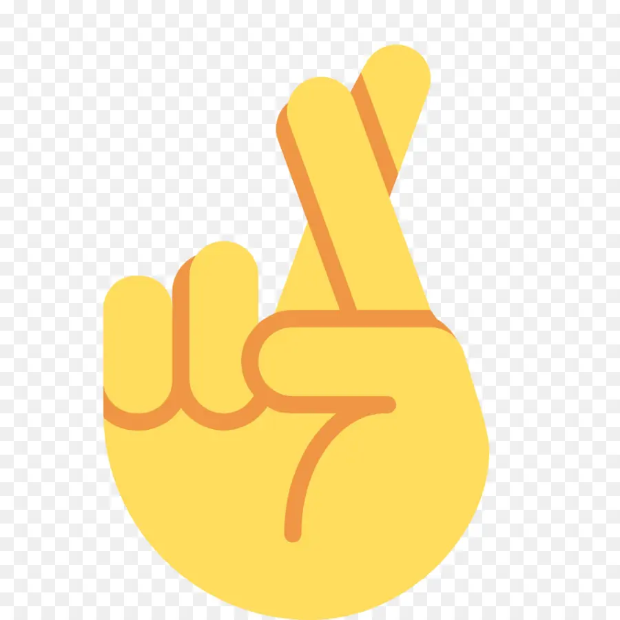 Emoji，Dedos Cruzados PNG