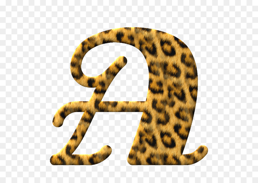 Letra A Con Estampado De Leopardo，Alfabeto PNG