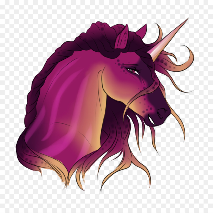 Unicornio Morado，Unicornio PNG