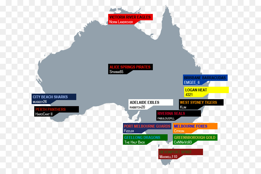 Mapa De Australia，Equipos PNG