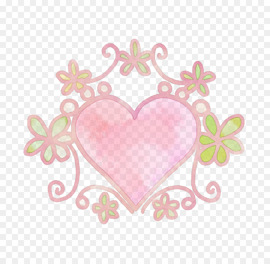 Corazon Rosa，Flores PNG