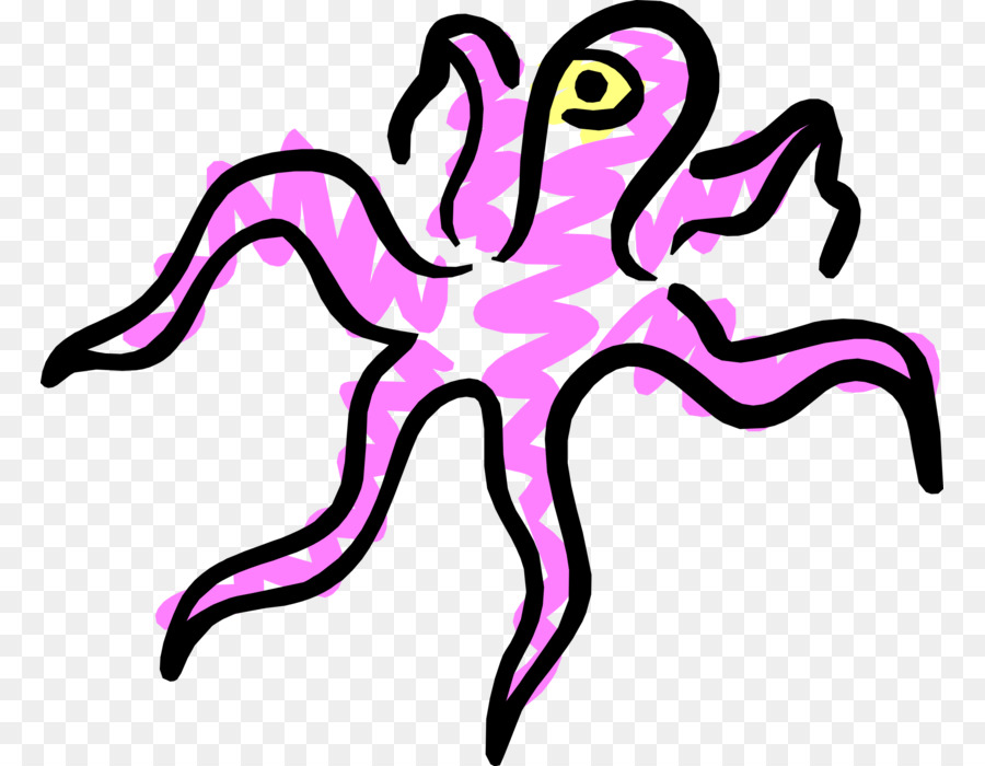 Escribiendo，Pulpo PNG