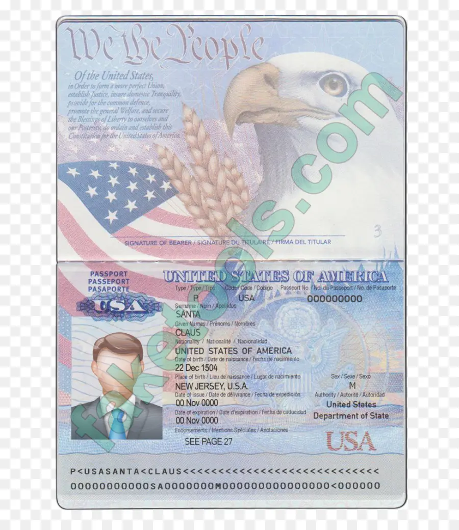 Pasaporte De Estados Unidos，Americano PNG