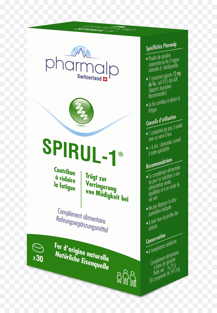 Pharmalp Spirul 1，Agua PNG