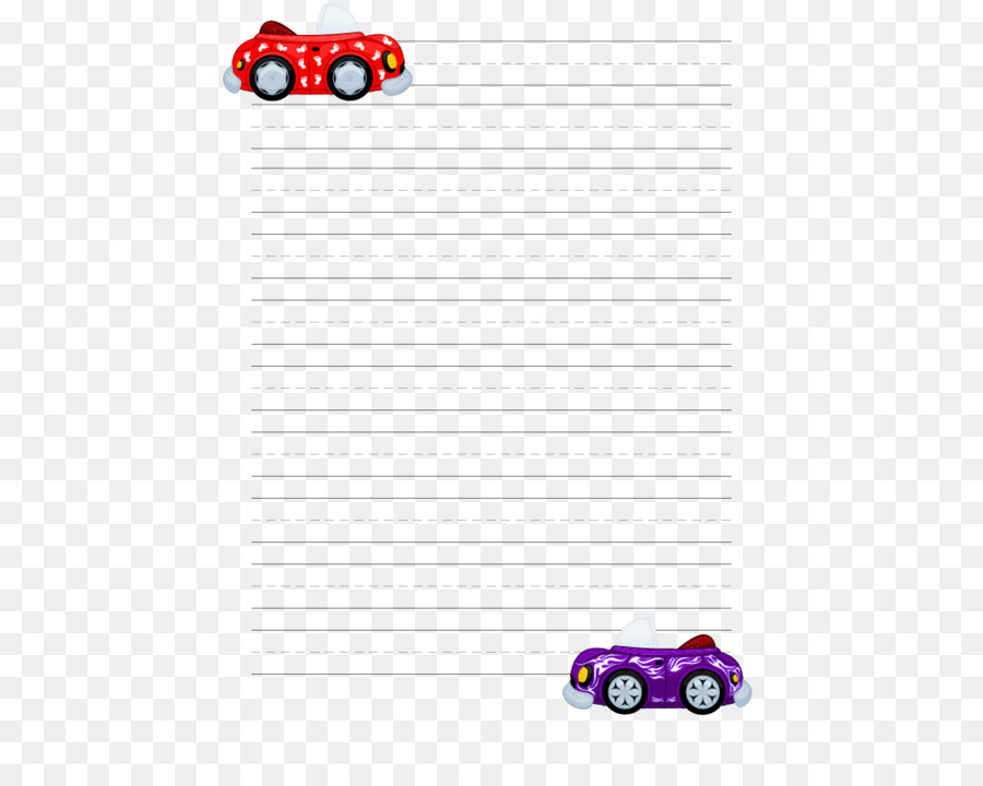 Papel Rayado Con Coches，Papel Rayado PNG