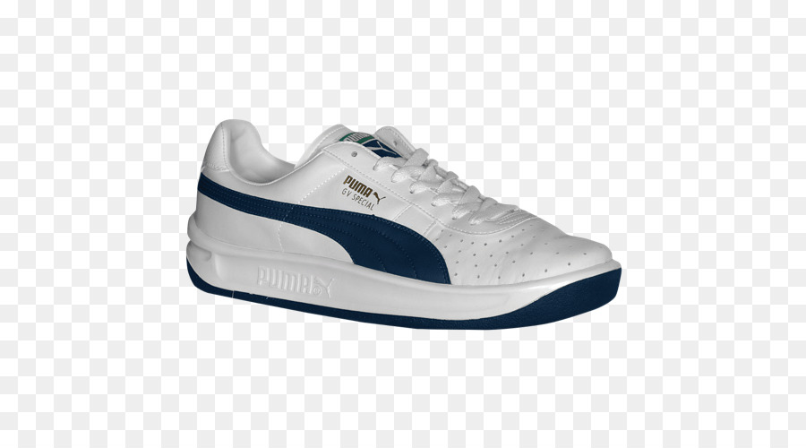 Zapatilla En Blanco Y Azul，Puma PNG