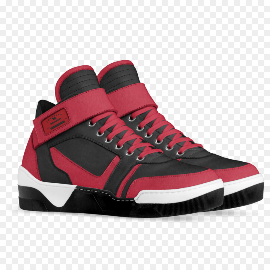 Zapatillas En Rojo Y Negro，Zapatos PNG