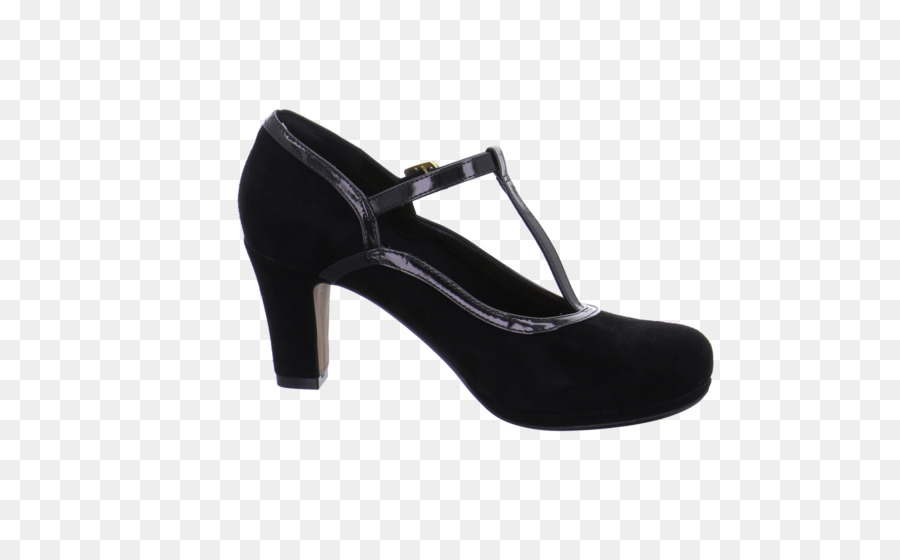 Tacón Alto Negro，Zapato PNG