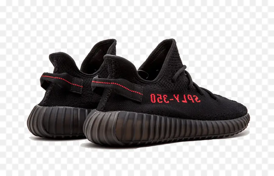 Adidas Yeezy 350 Boost V2，Adidas Para Hombre Yeezy Boost 350 Tela Negra 4 PNG