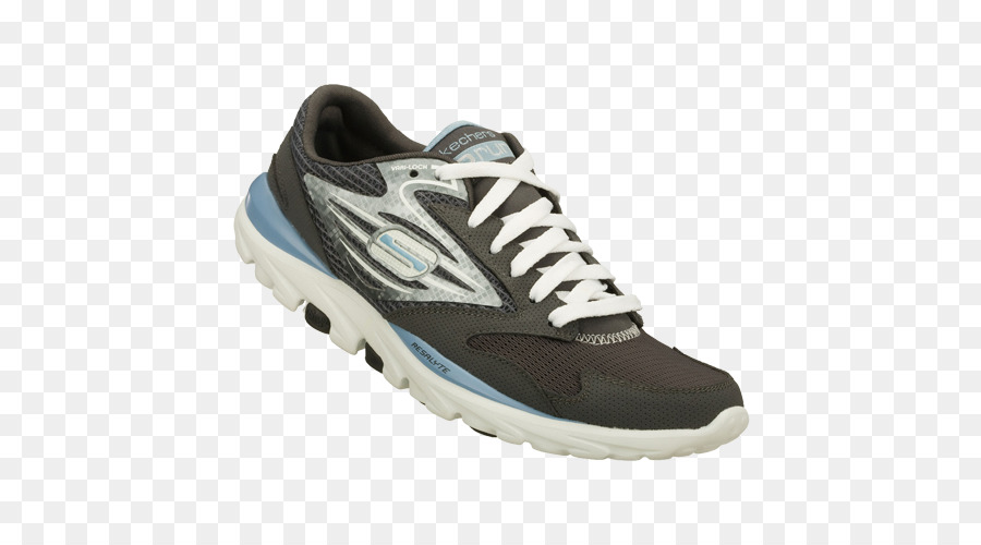 Zapatilla Para Correr Gris Y Azul，Zapatilla De Deporte PNG