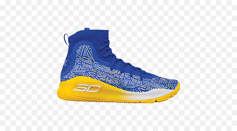 Under Armour Curry 4 Low，Under Armour Curry 4 Gold White PNG