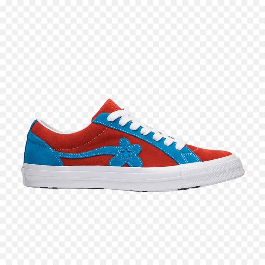 Zapatillas En Rojo Y Azul，Conversar PNG