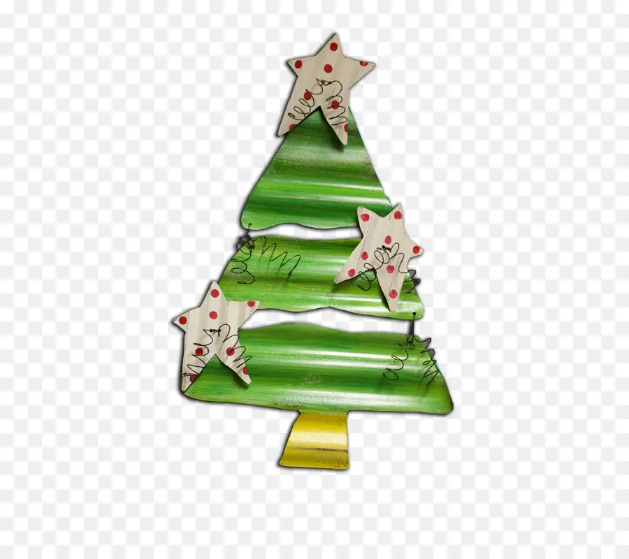 árbol De Navidad Verde，Estrella PNG