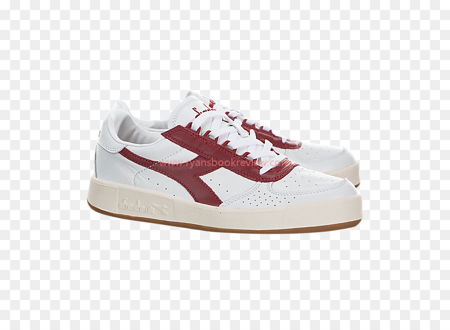 Zapato Deportivo Blanco Y Rojo，Diadora PNG