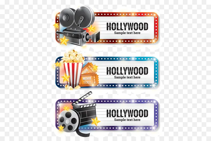 Etiquetas De Hollywood，Película PNG