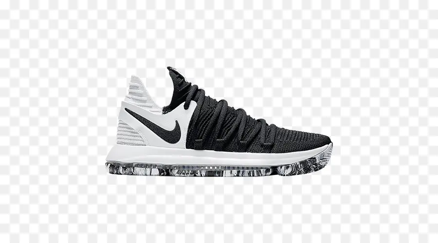 Nike Zoom Kd 10，Nike Kd 10 Negro Blanco PNG