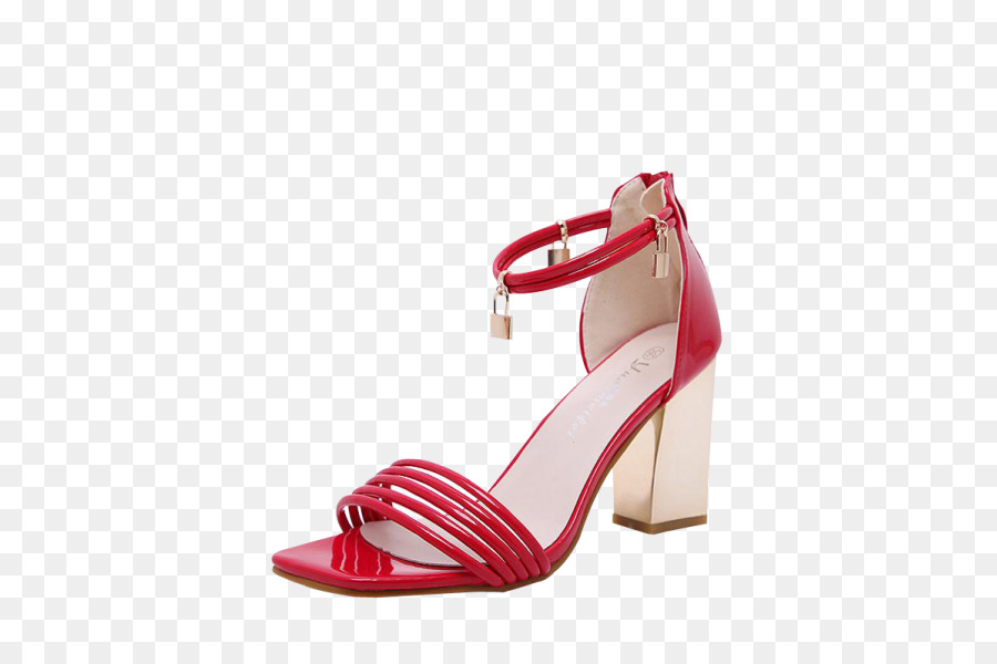 Zapato Rojo De Tacón Alto，Calzado PNG