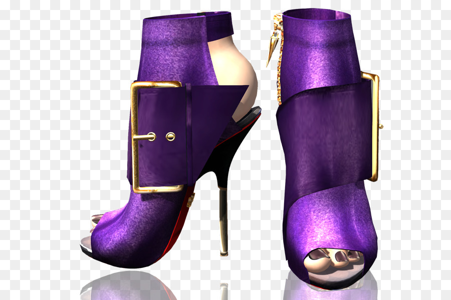 Zapato，Púrpura PNG