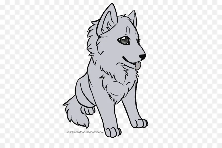 Lobo Gris，Lindo PNG