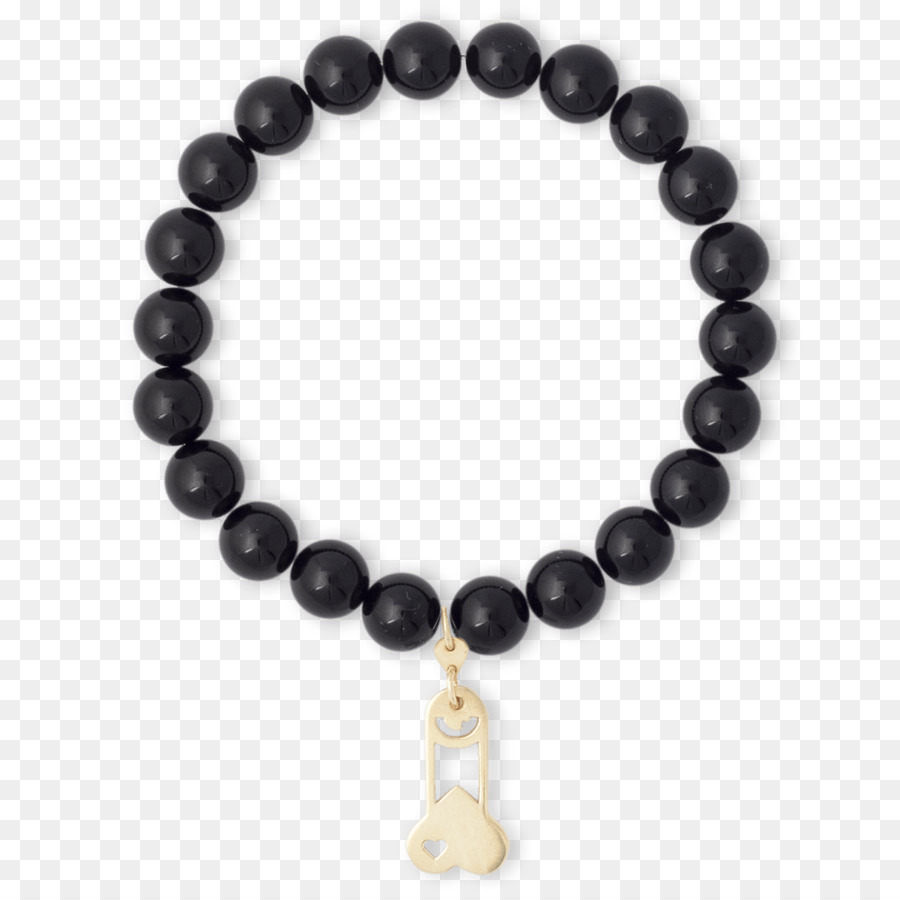 Pulsera De Cuentas，Cuentas Negras PNG