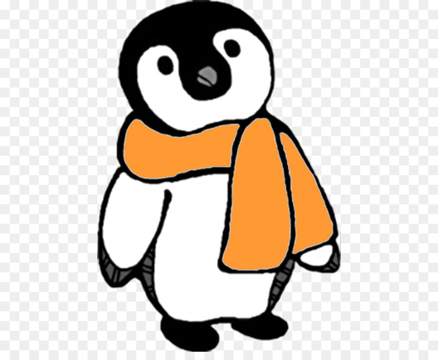 Pingüino，Bufanda PNG