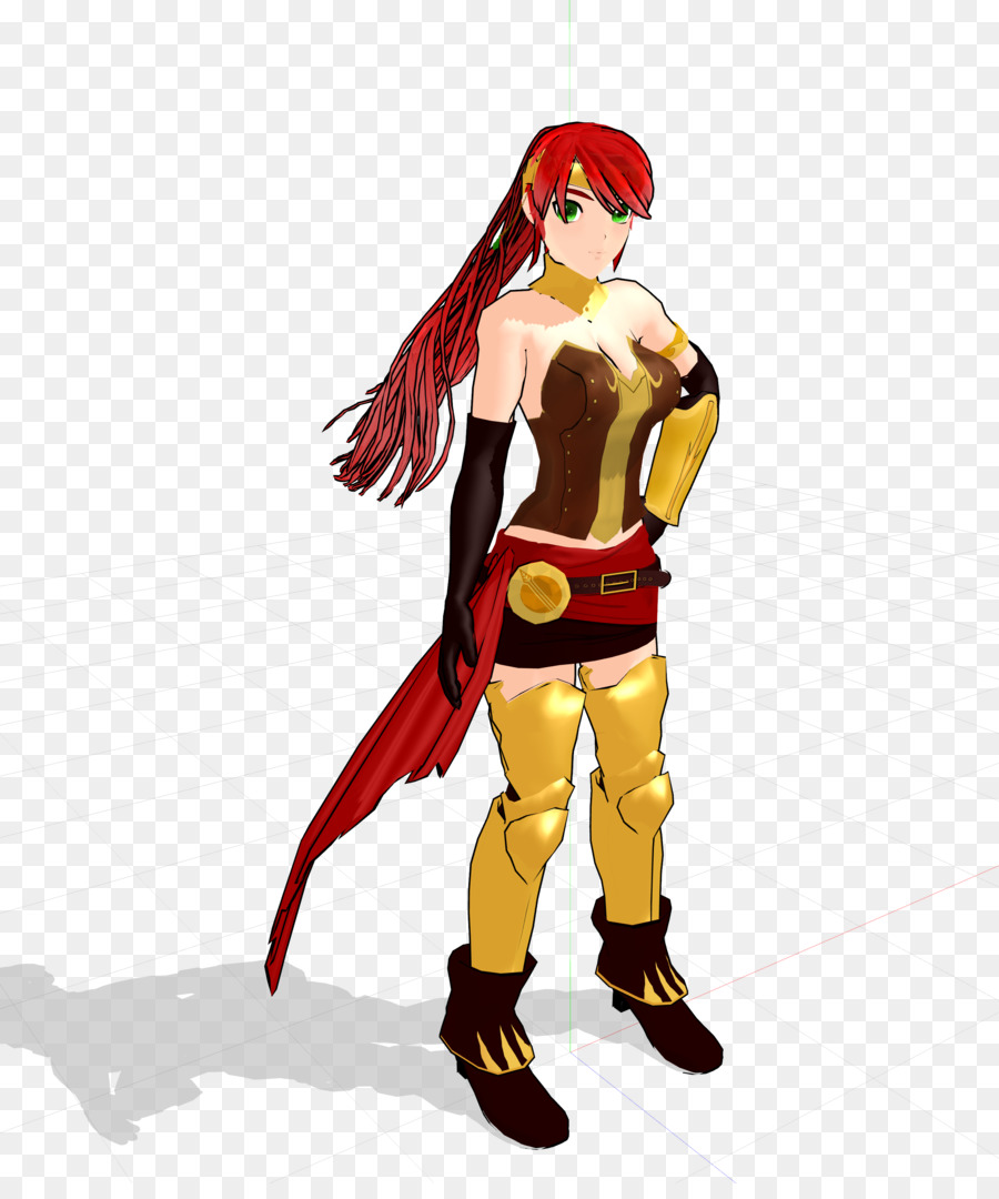 Pyrrha Nikos，Personaje PNG