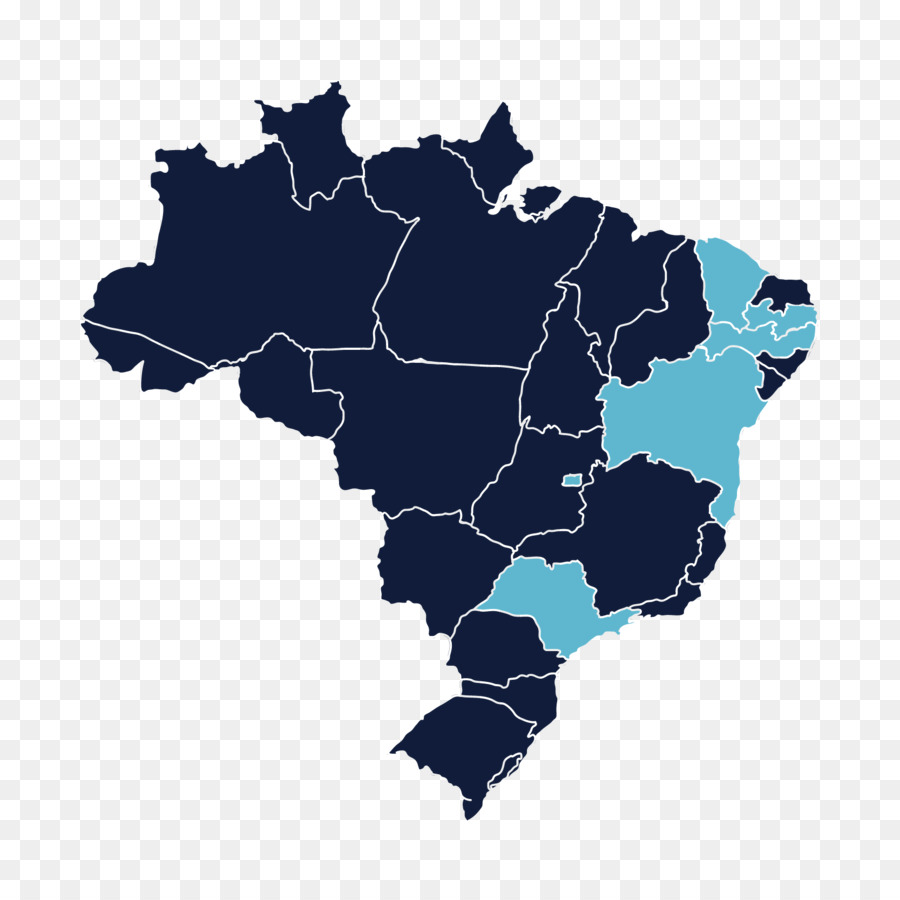 Regiones De Brasil，Mapa PNG