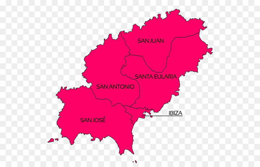 Ibiza，Mapa PNG