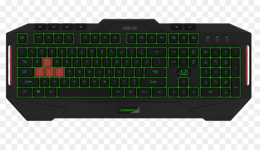 Teclado De La Computadora，Asus Cerberus Mkii Teclado Para Juegos PNG