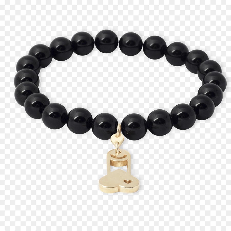 Pulsera De Cuentas，Cuentas Negras PNG