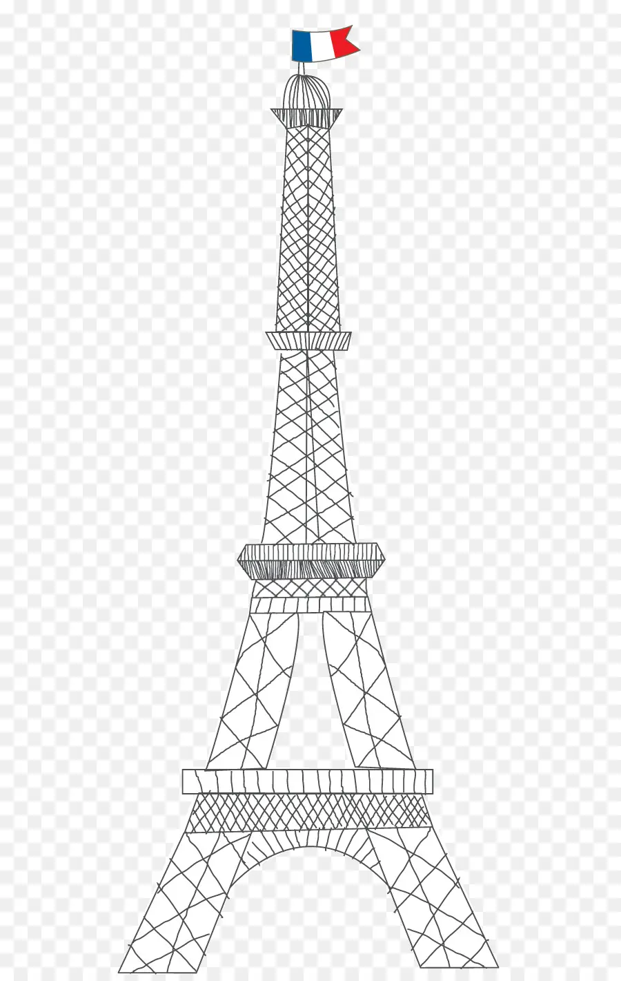 Torre Eiffel，París PNG