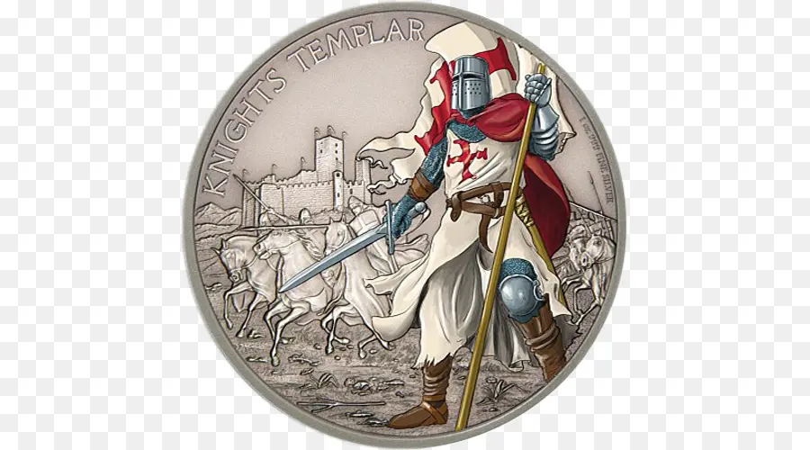 Moneda De Plata，Caballeros Templarios PNG