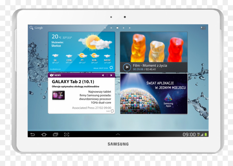 Samsung Galaxy Tab 101，Samsung Galaxy Tab 2 101 PNG