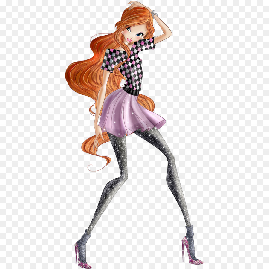 Chica De Pelo Rosa，Moda PNG