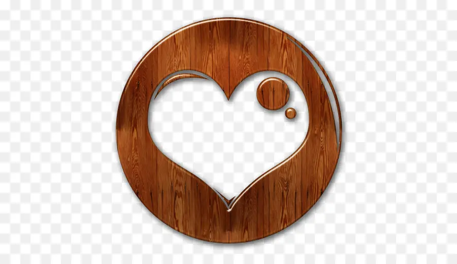 Corazón De Madera，Madera PNG