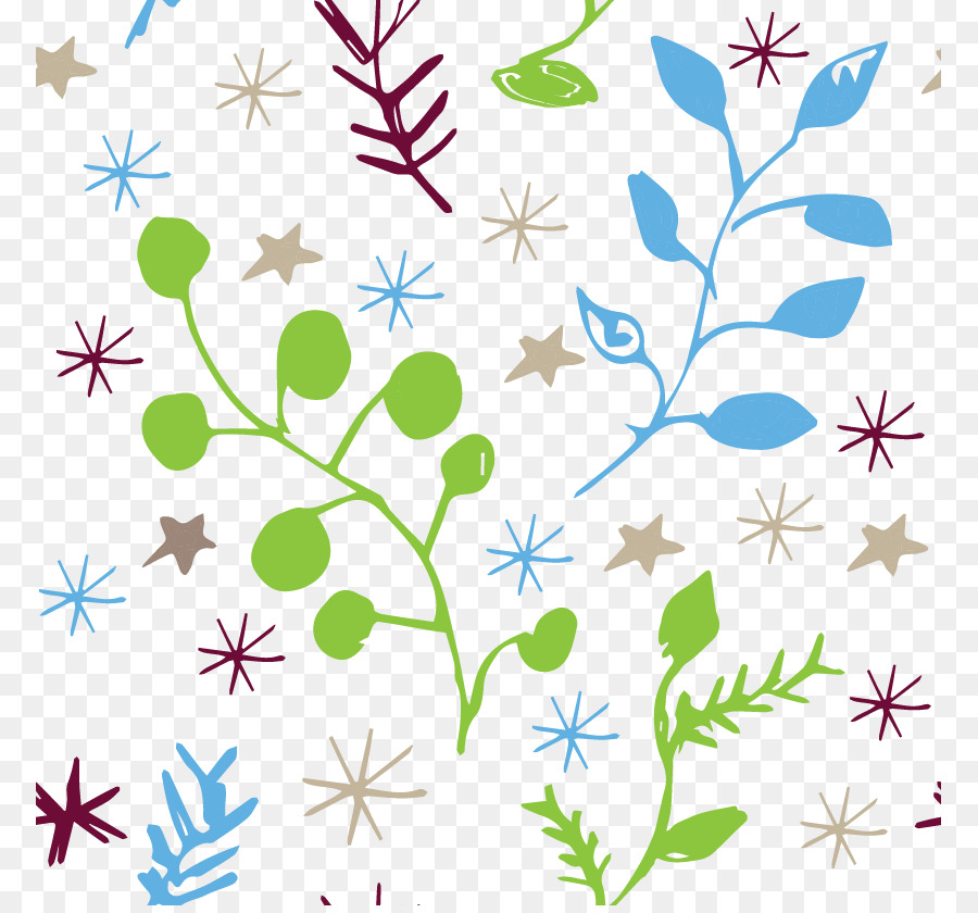 Diseño Floral，Hoja PNG