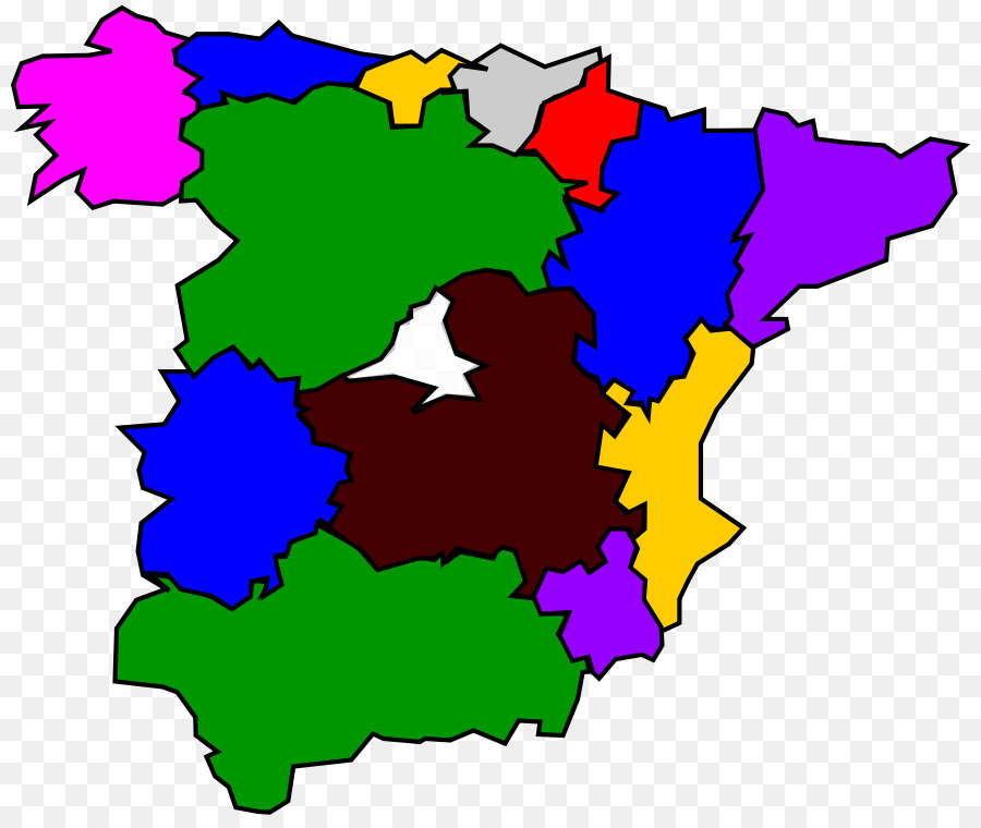 España，Mapa PNG