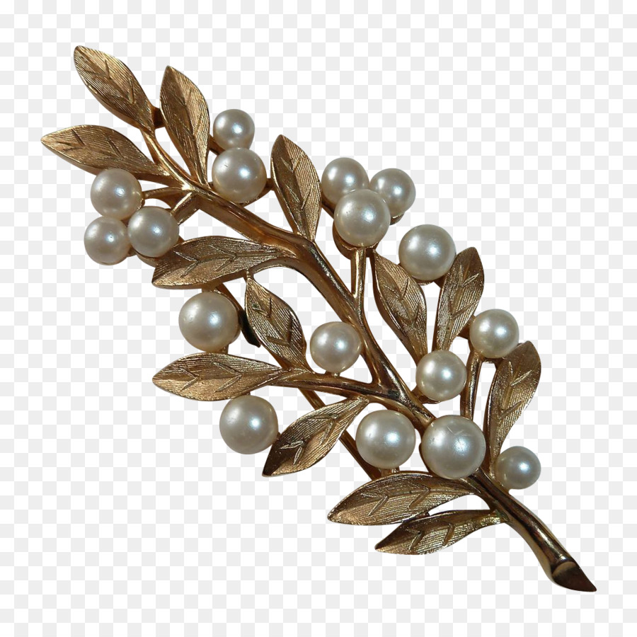 Broche De Perlas，Joyas PNG