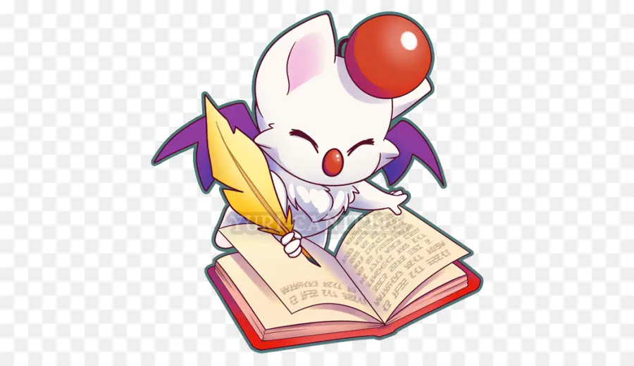 Moogle，Libro PNG