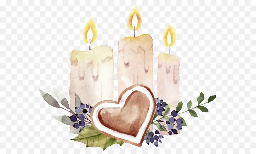 Velas Y Corazón，Velas PNG