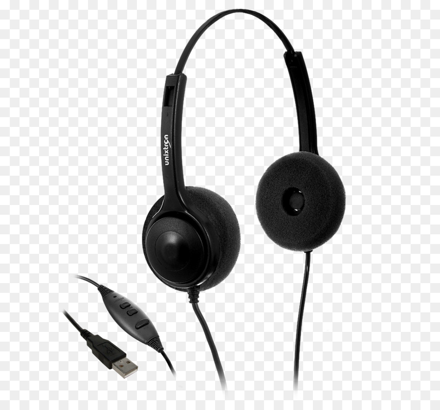 Auriculares Negros，Micrófono PNG