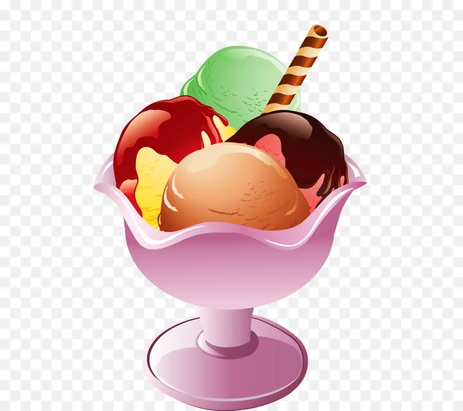 Helado，Postre PNG