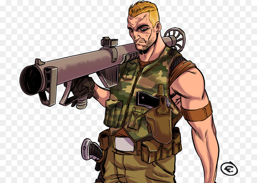 Soldado，Ametralladora PNG