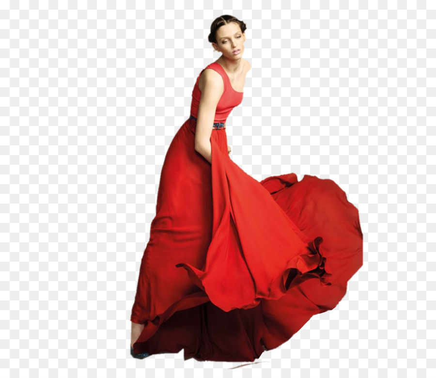 Vestido Rojo，Vestido PNG