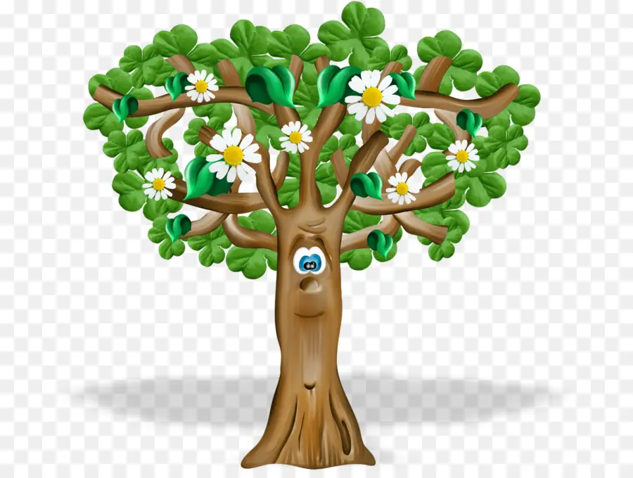 Árbol，Flores PNG