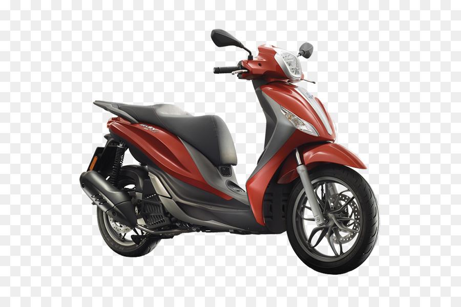 Motocicleta Roja Y Negra，Scooter PNG