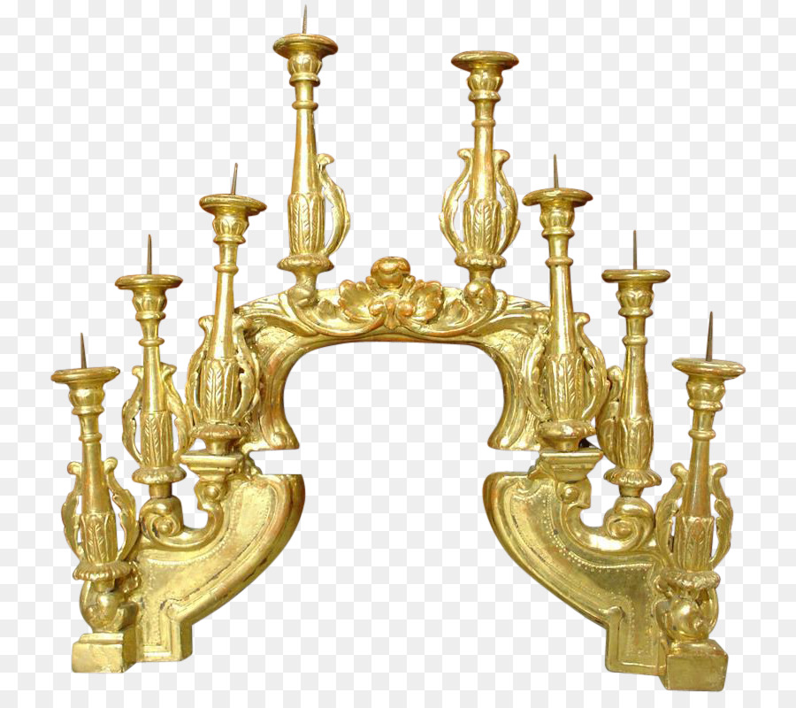 Candelabro，Latón PNG