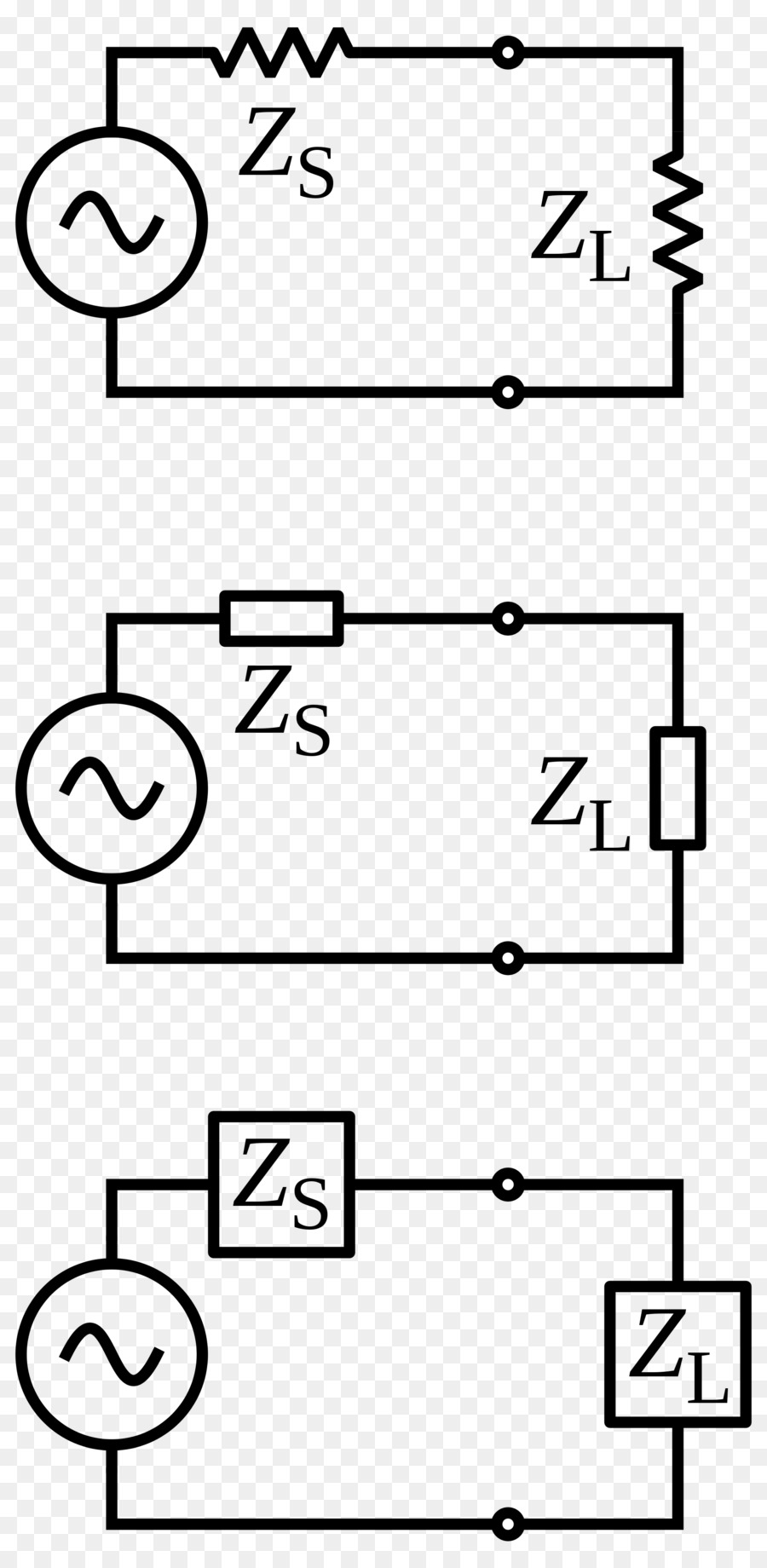 Impedancia Eléctrica，Símbolo PNG