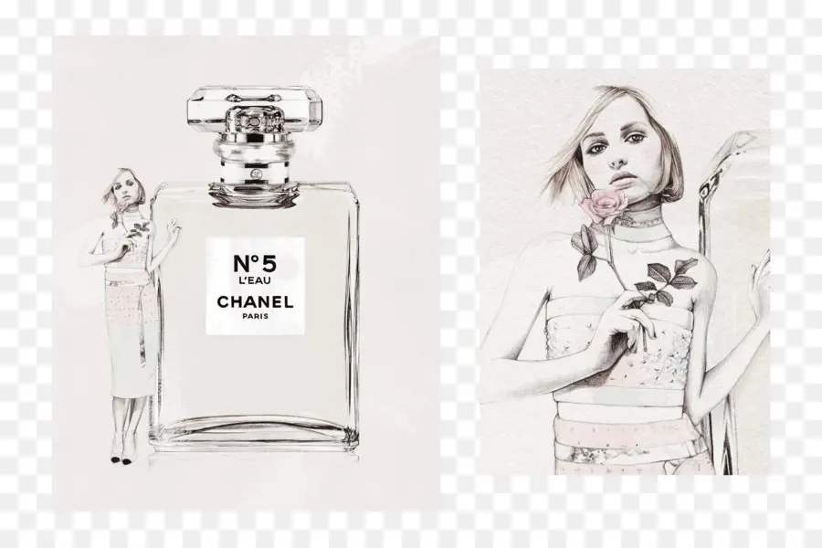 Chanel Número 5，Perfume PNG