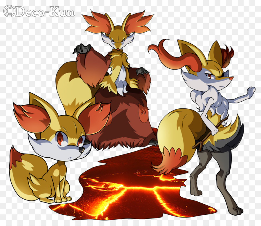 Fennekin，Gato PNG